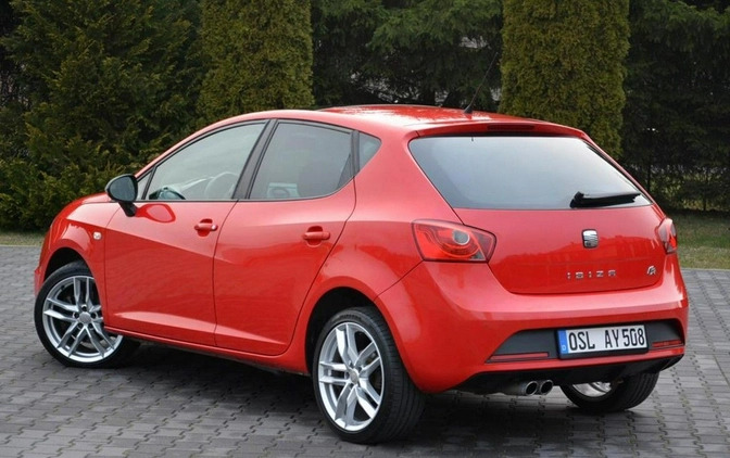 Seat Ibiza cena 26900 przebieg: 234100, rok produkcji 2012 z Borne Sulinowo małe 596
